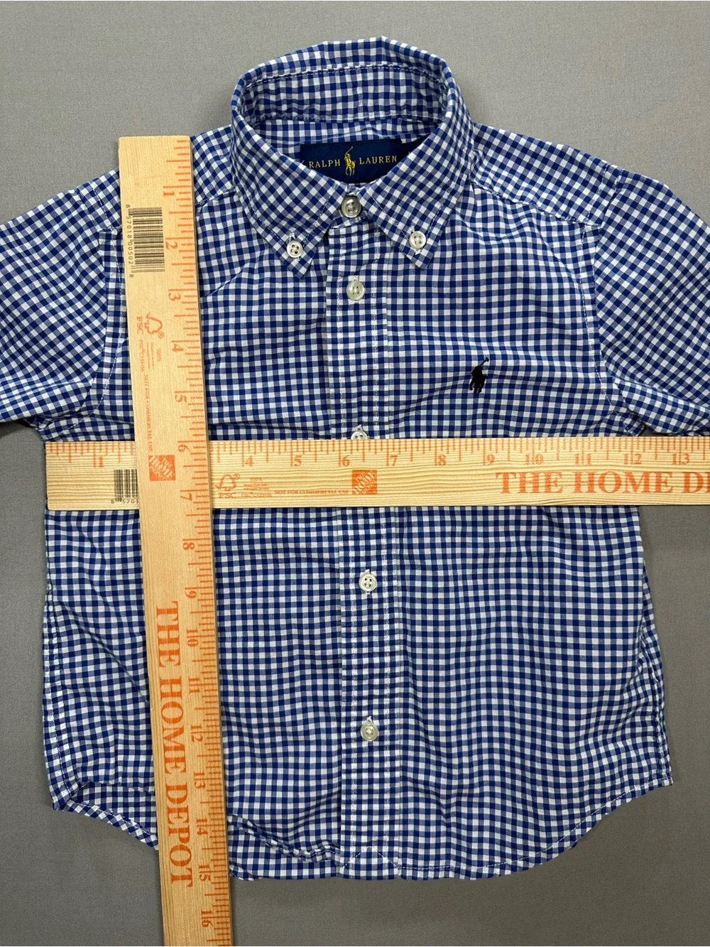 Polo Ralph Lauren Toddler Gingham Natural Stretch Button-Down Shirt - Boys 3/3T